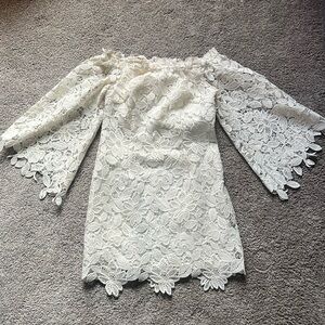 Free people White Lace Dress